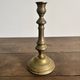 Grand flambeau / bougeoir ancien en laiton – Style Louis XIV