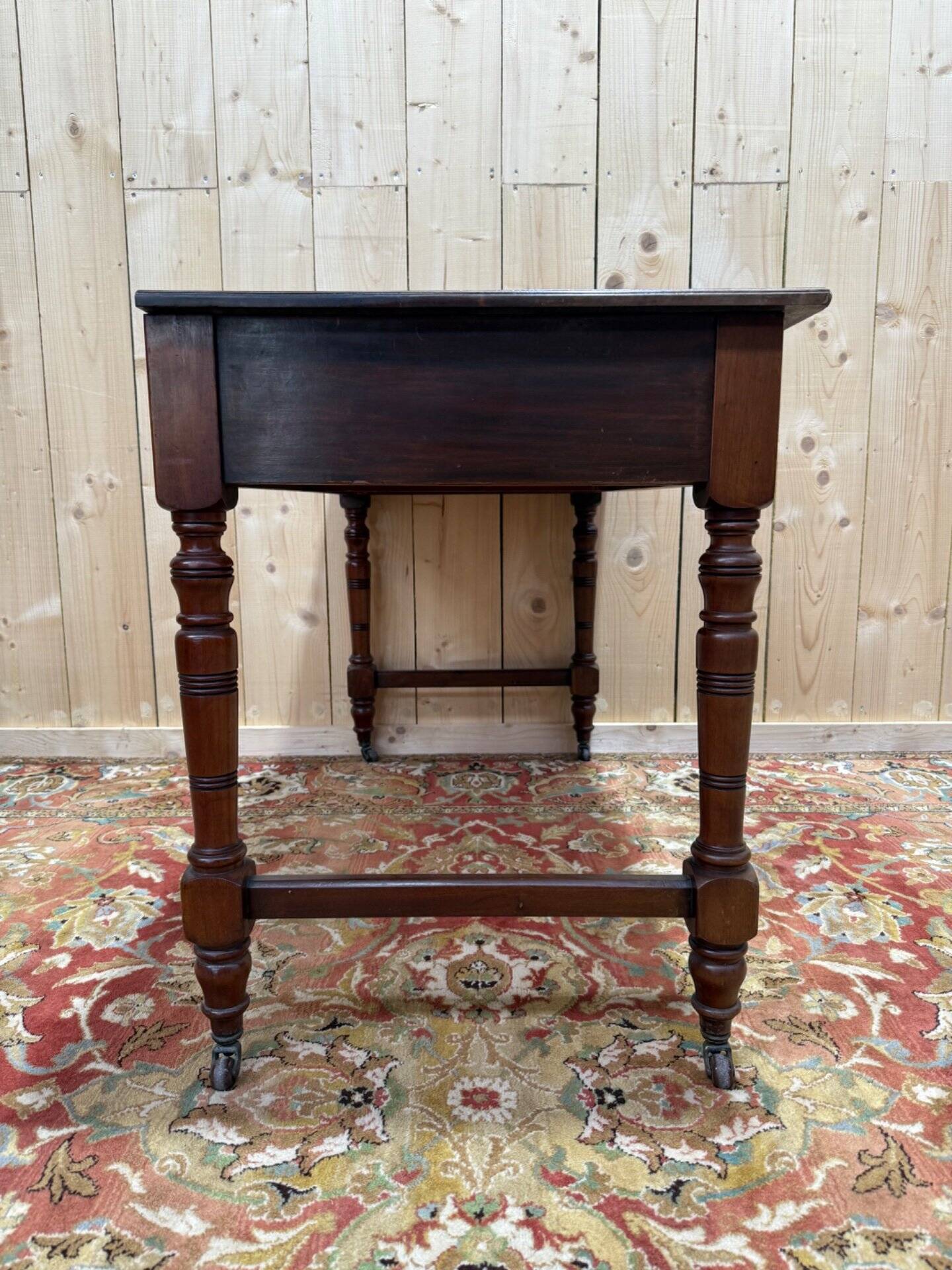 Desk - English mahogany console