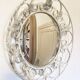 Miroir convexe en fer forgé, Angleterre années 1950