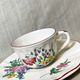 Coffee service, Luneville France. 6 cups 6 under cups