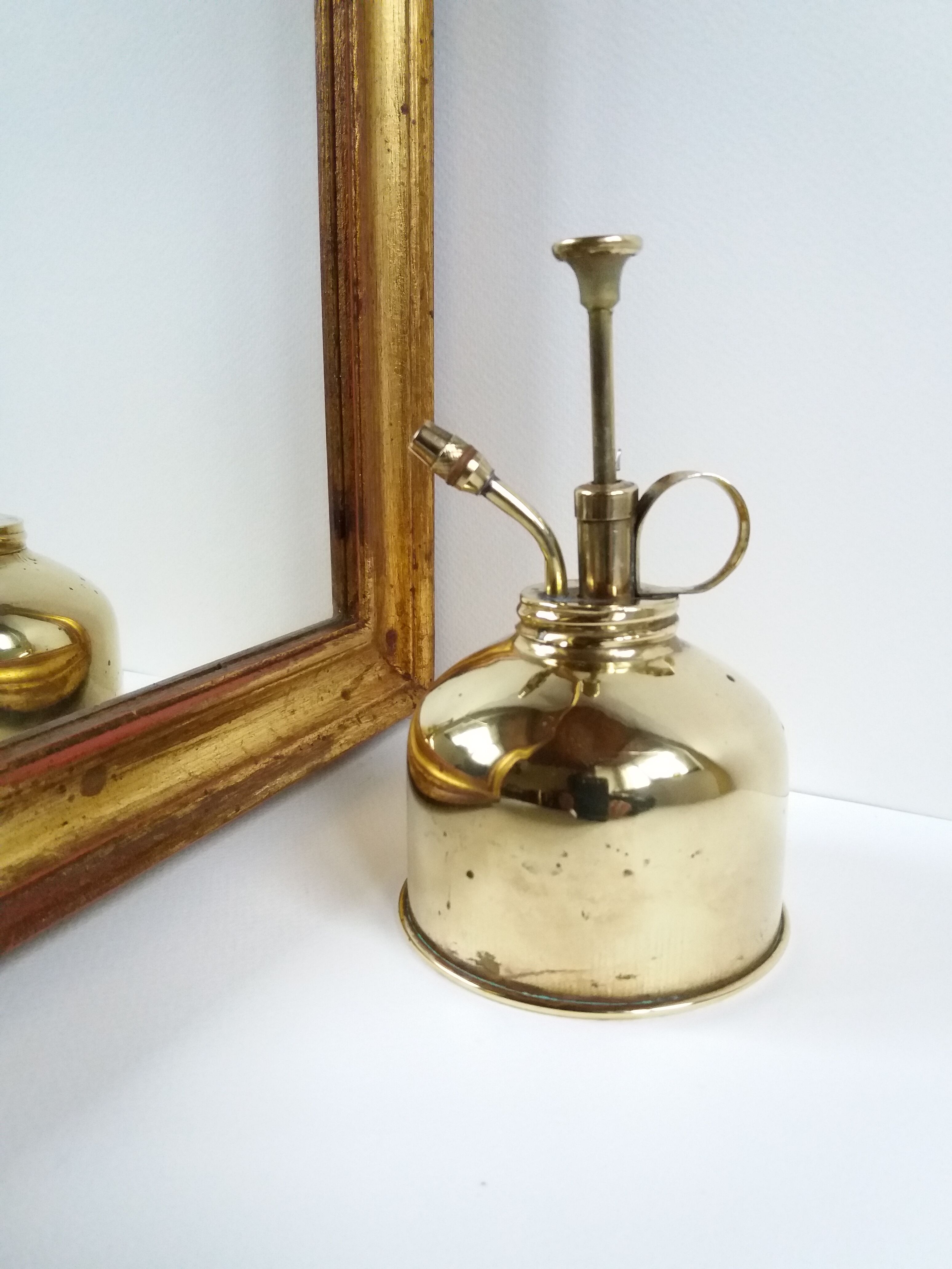 Vintage brass plant spray