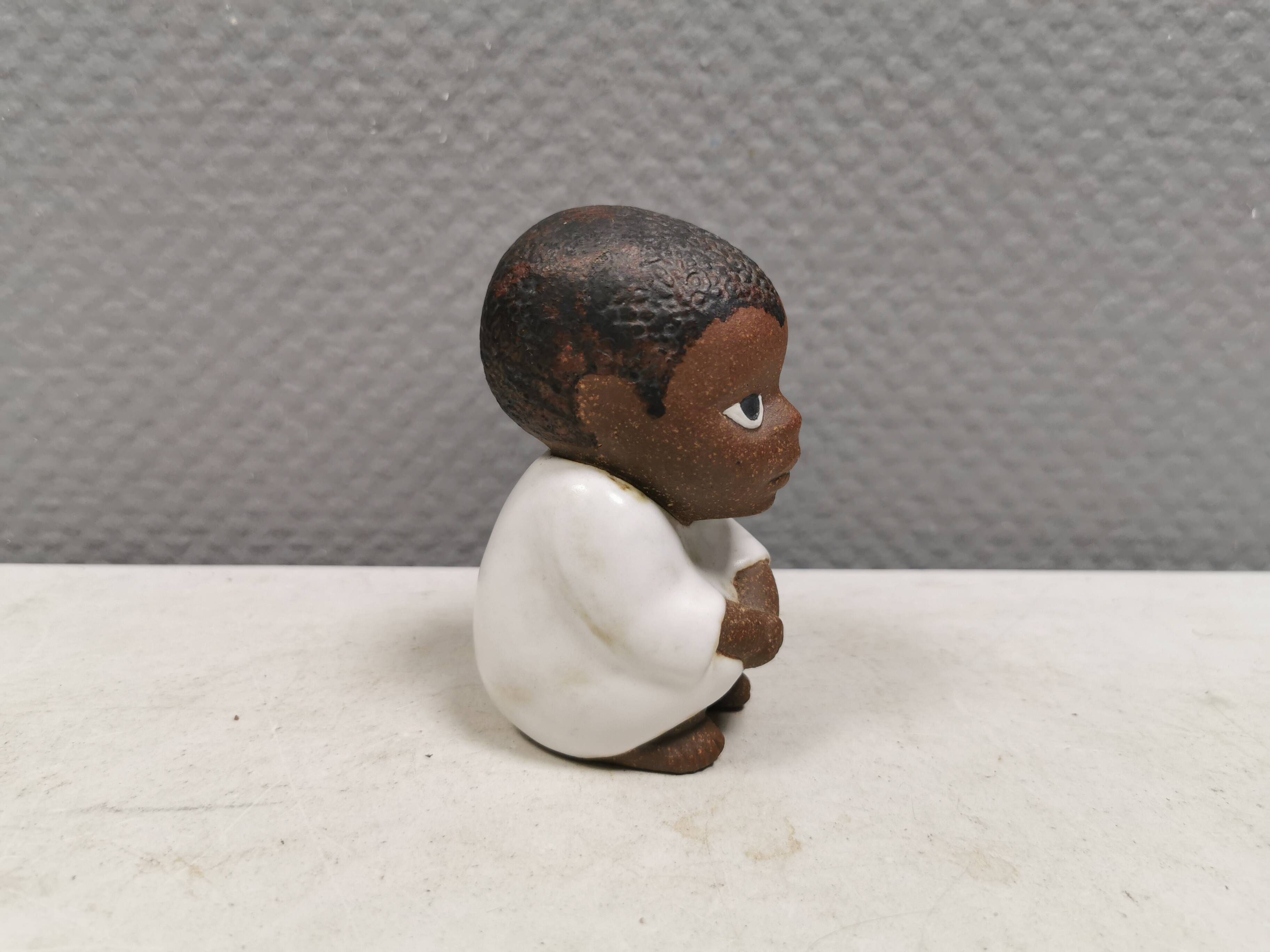 Lisa Larson Ceramic Figure: South, All Children of the World Series (1974)