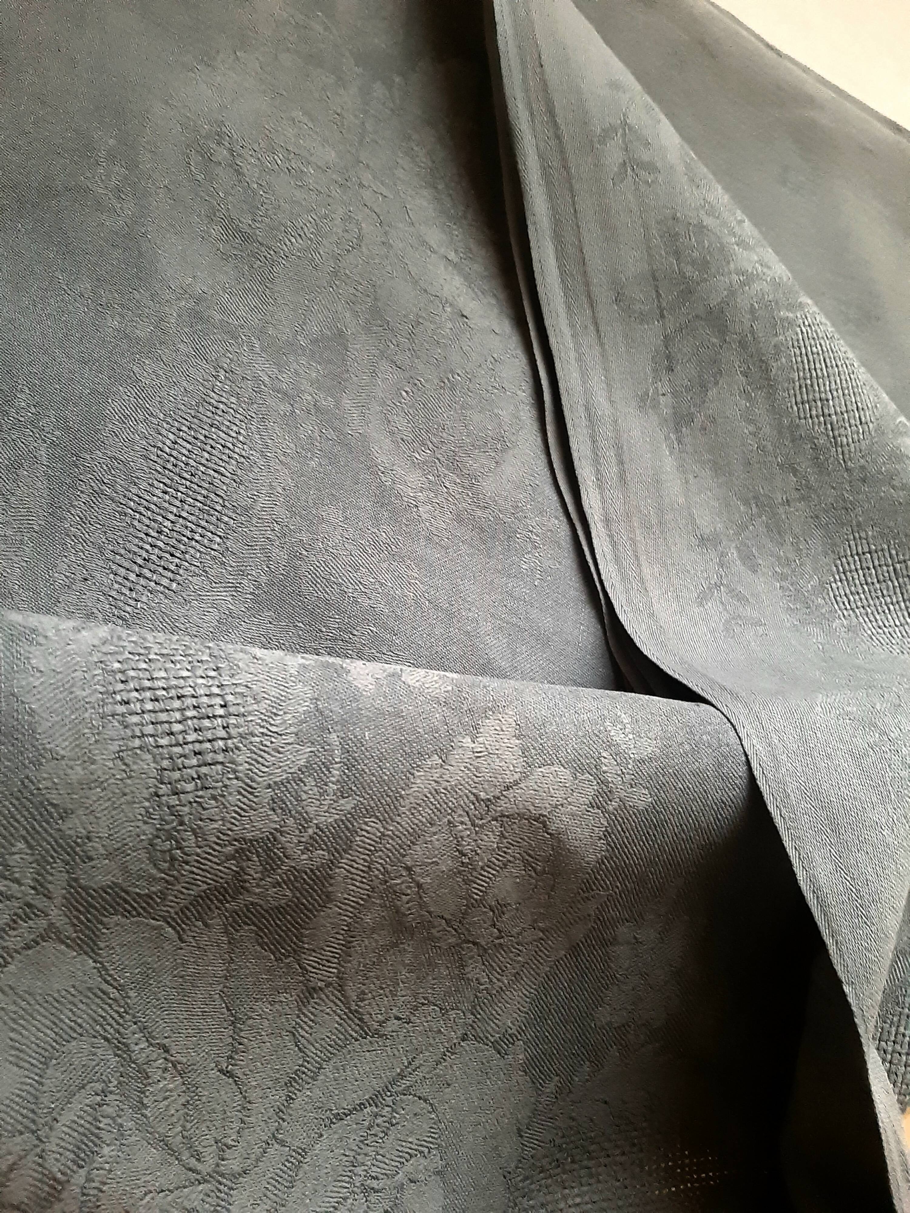 Damask linen tablecloth