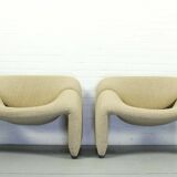Pierre Paulin pair of F598 Groovy lounge chairs for Artifort, The Netherlands