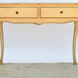 Console 2 drawers in lacquered wood