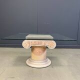 Tesselated column coffee table by Maitland Smith, 1970s