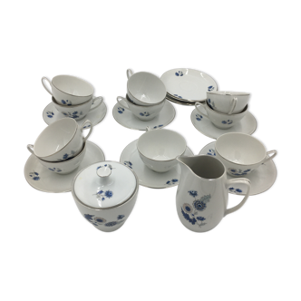 Service à thé en porcelaine Czechoslovakia H&C