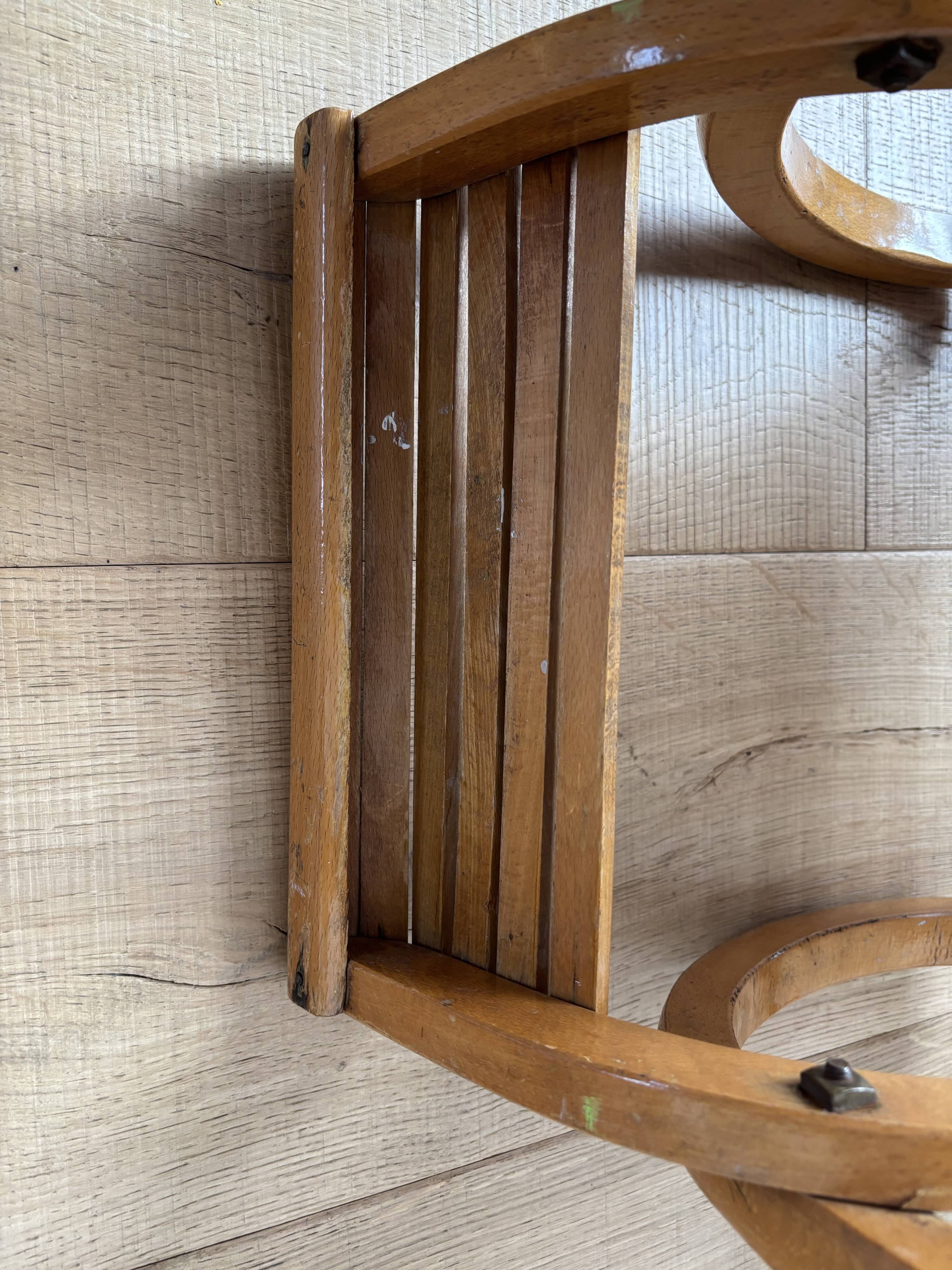 Wooden children's chair