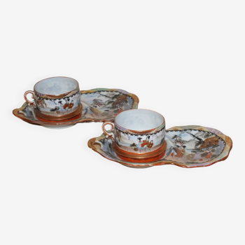 Duo de tasses en porcelaine du Japon