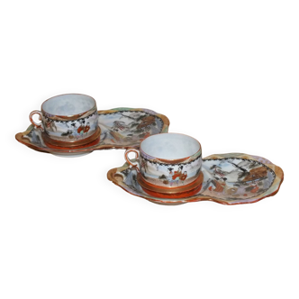 Duo de tasses en porcelaine du Japon