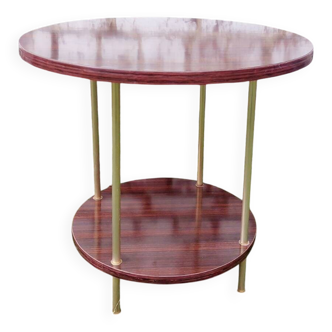 Formica and brass coffee table