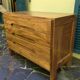 Commode vintage en Orme massif maison Regain