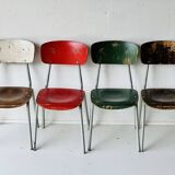 Ensemble de 4 chaises vintage