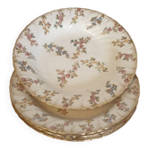 Four Louis XV plates from Sarreguemines