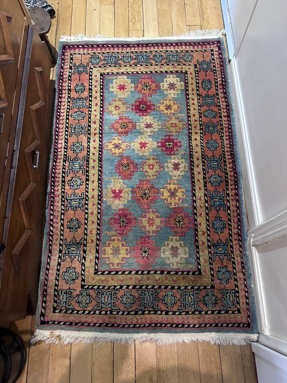 Kazak oriental hallway rug