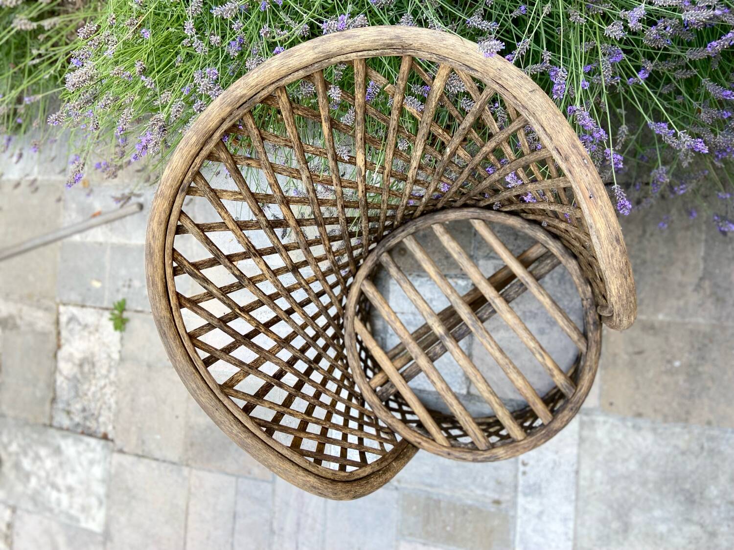 Wooden throne chair - circa 1960.