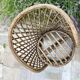 Wooden throne chair - circa 1960.