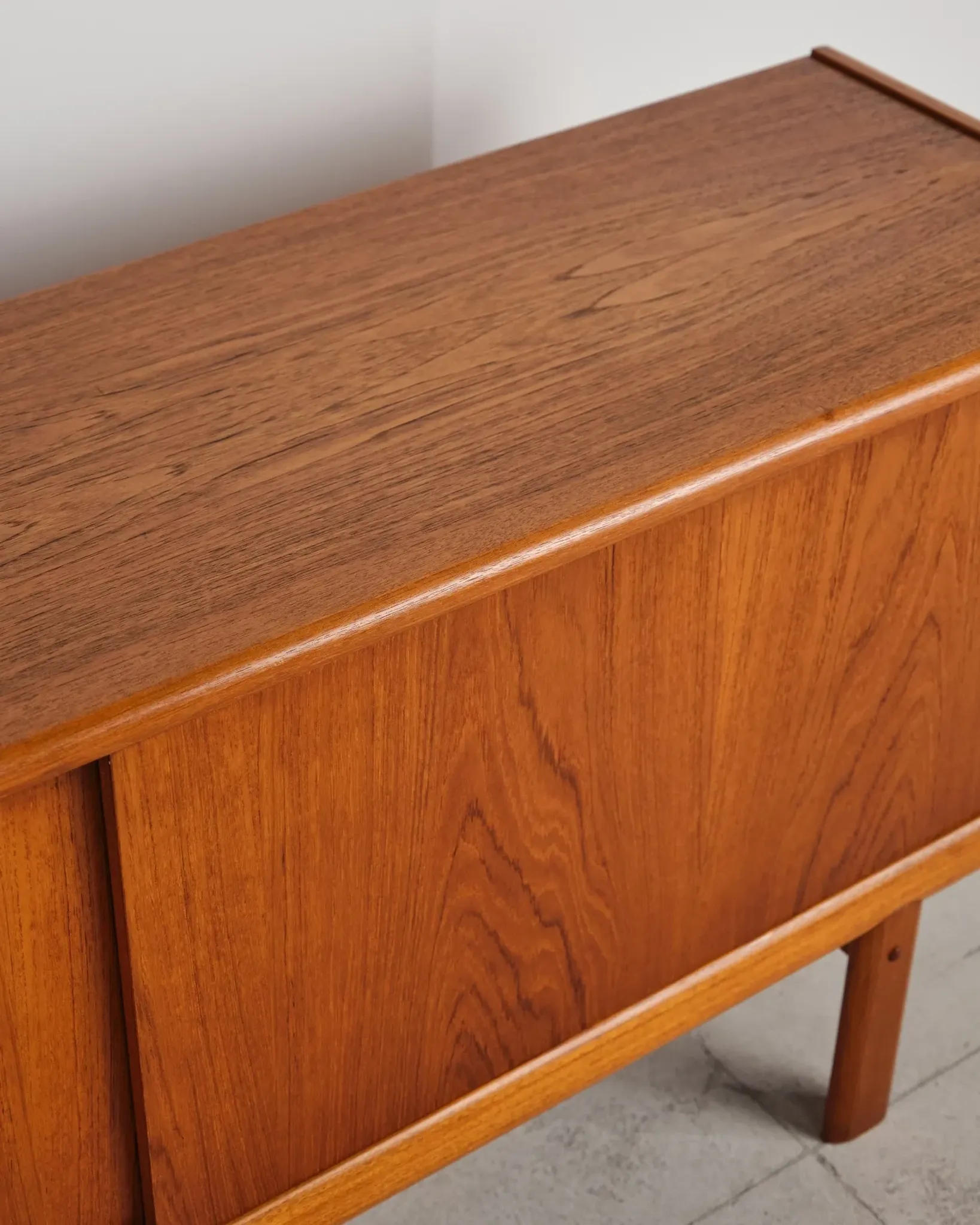 Teak sliding door enfilade by H.W. Klein, Denmark, 1960s