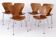 Set of 6 Vintage Stacking Chairs, 1960s, Teak - German Design