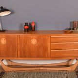 Restored Teak 1960s Retro Beautility Retro X Leg Sideboard