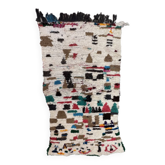 Azilal colorful Berber rug - 164 x 89 cm