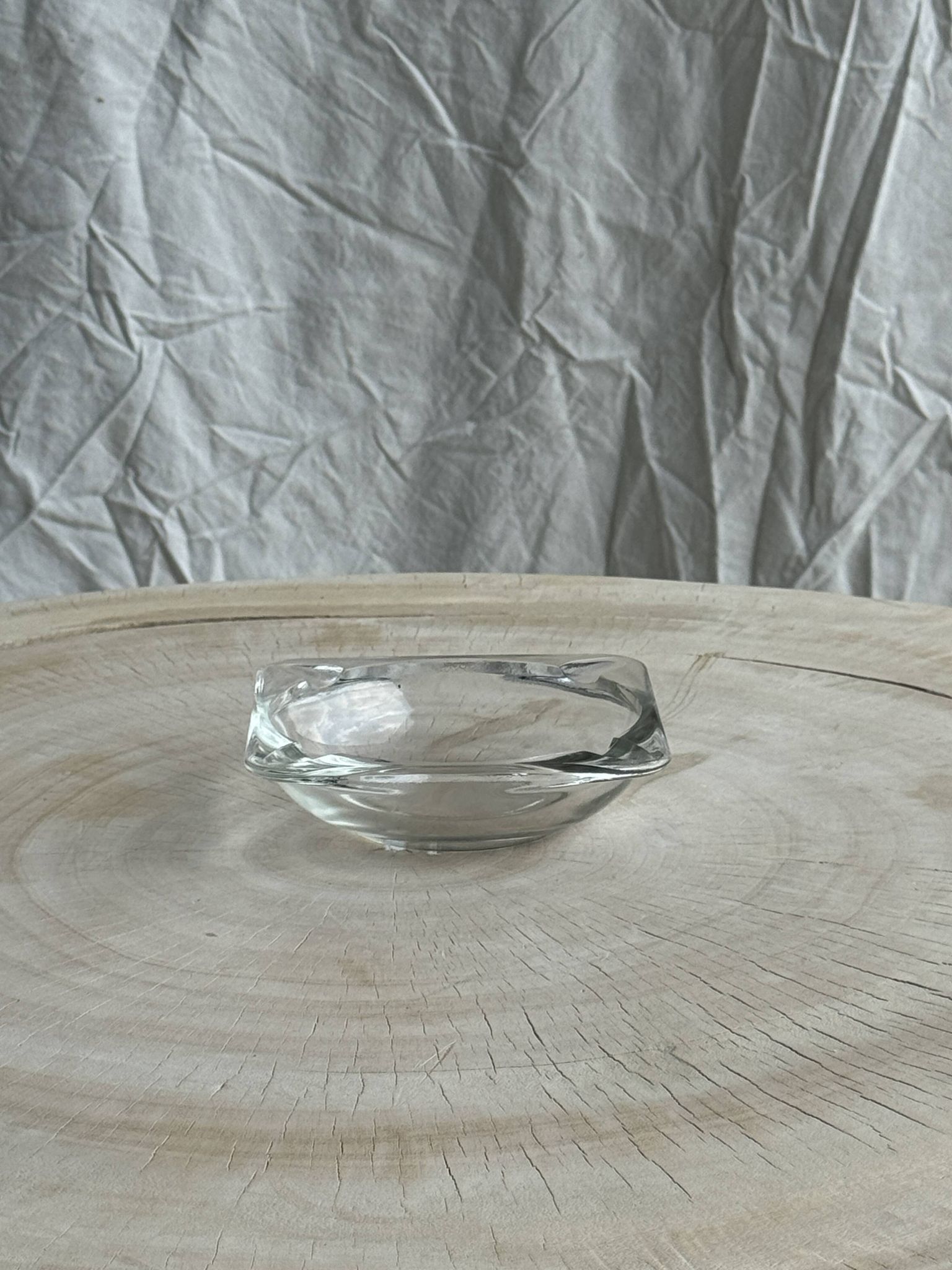 Small square ashtray Duralex Saint Gobain France