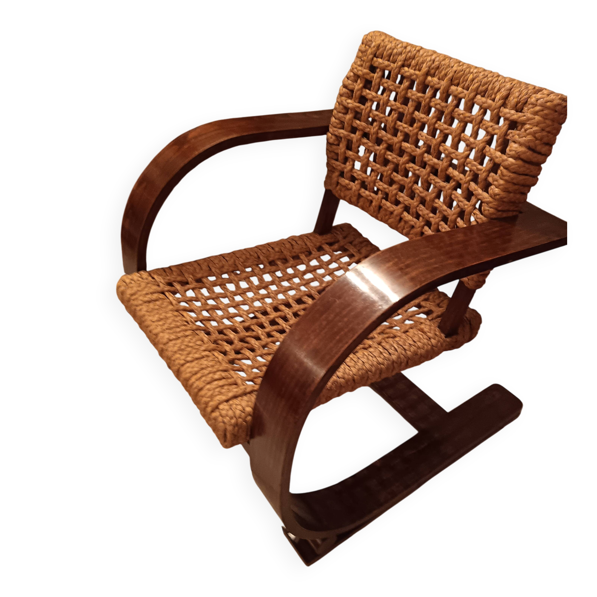 Audoux&Minet armchair Vibo Vesoul 1940s