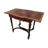 Louis XVl-style mahogany-shaped writing table