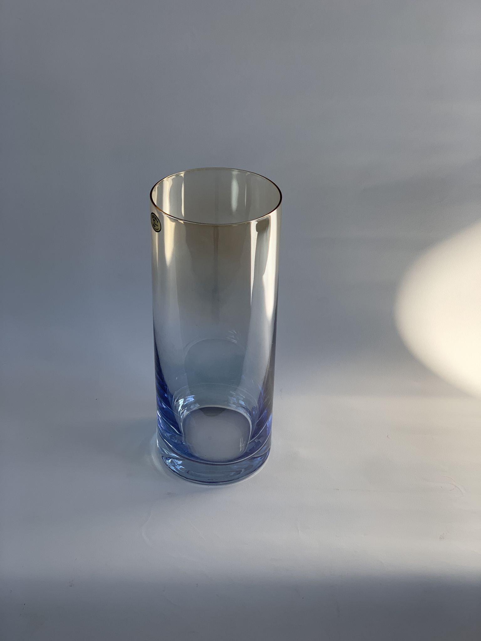 Vase en cristal bohemia Crystalex Czechoslovakia