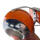 Vintage Space Age wall light orange/chrome ball