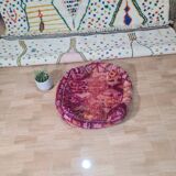 Pouf berbère bohemian fait main 60 X 60 X 25