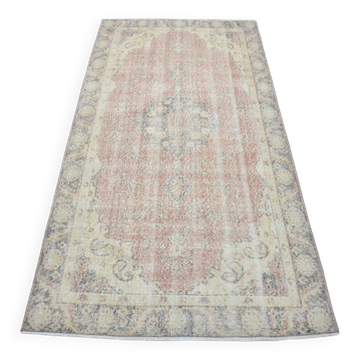 Tapis géométrique vintage multicolore sku 3287