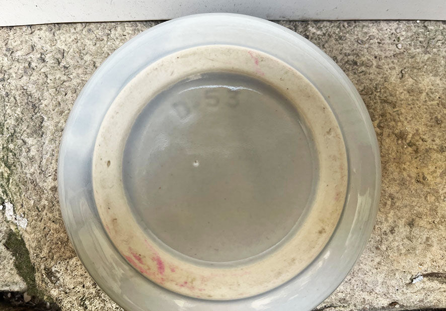 Ashtray cruises package in sky blue earthenware