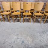 Set of 12 bistro chairs