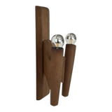 Applique vintage en bois, France, 1950