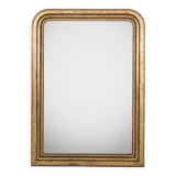 Large 19th C Louis Philippe Mirror with Flowers