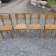 4 Vintage Chairs by Pierre Cruege, French design from the 60s