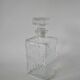 glass whiskey decanter 1970 25 X 9.5 cm