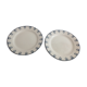 Paire de plats Terre de Fer