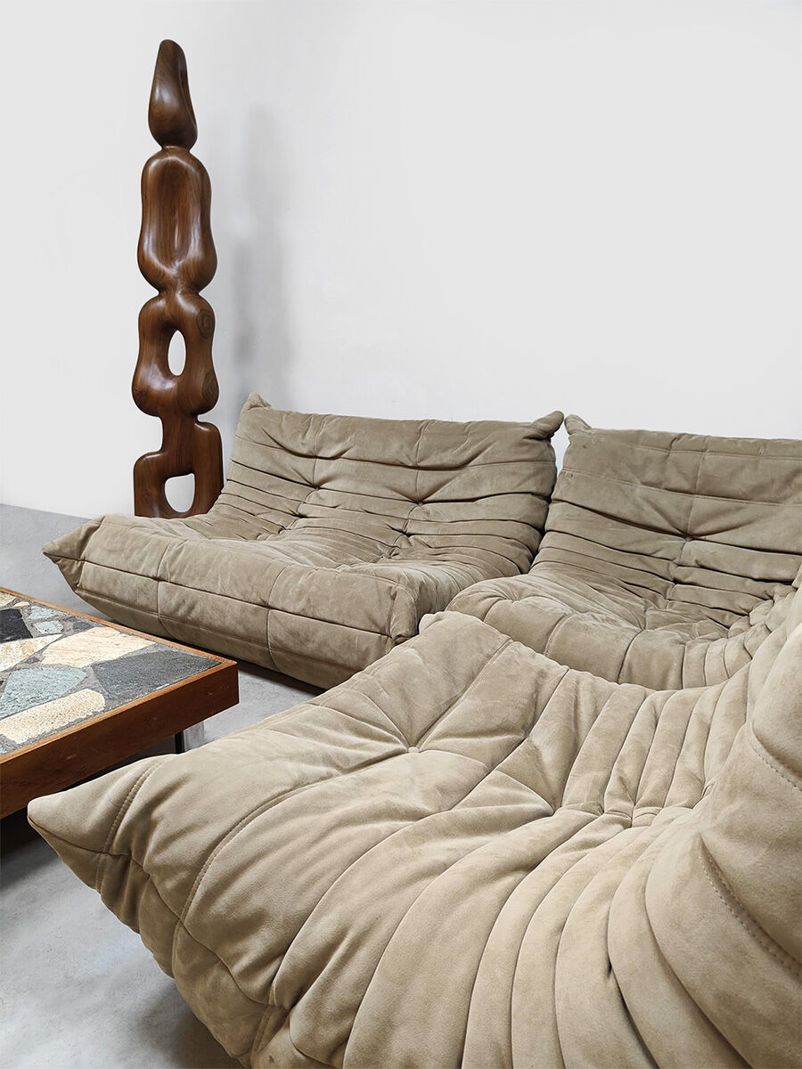 Canapé modulable Togo au design vintage, signé Michel Ducaroy Ligne Roset, 1970