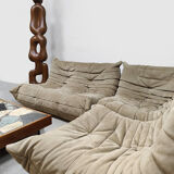 Canapé modulable Togo au design vintage, signé Michel Ducaroy Ligne Roset, 1970