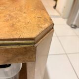 Table en bois de loupe