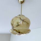 Art Deco Marble Glass Pendant Light