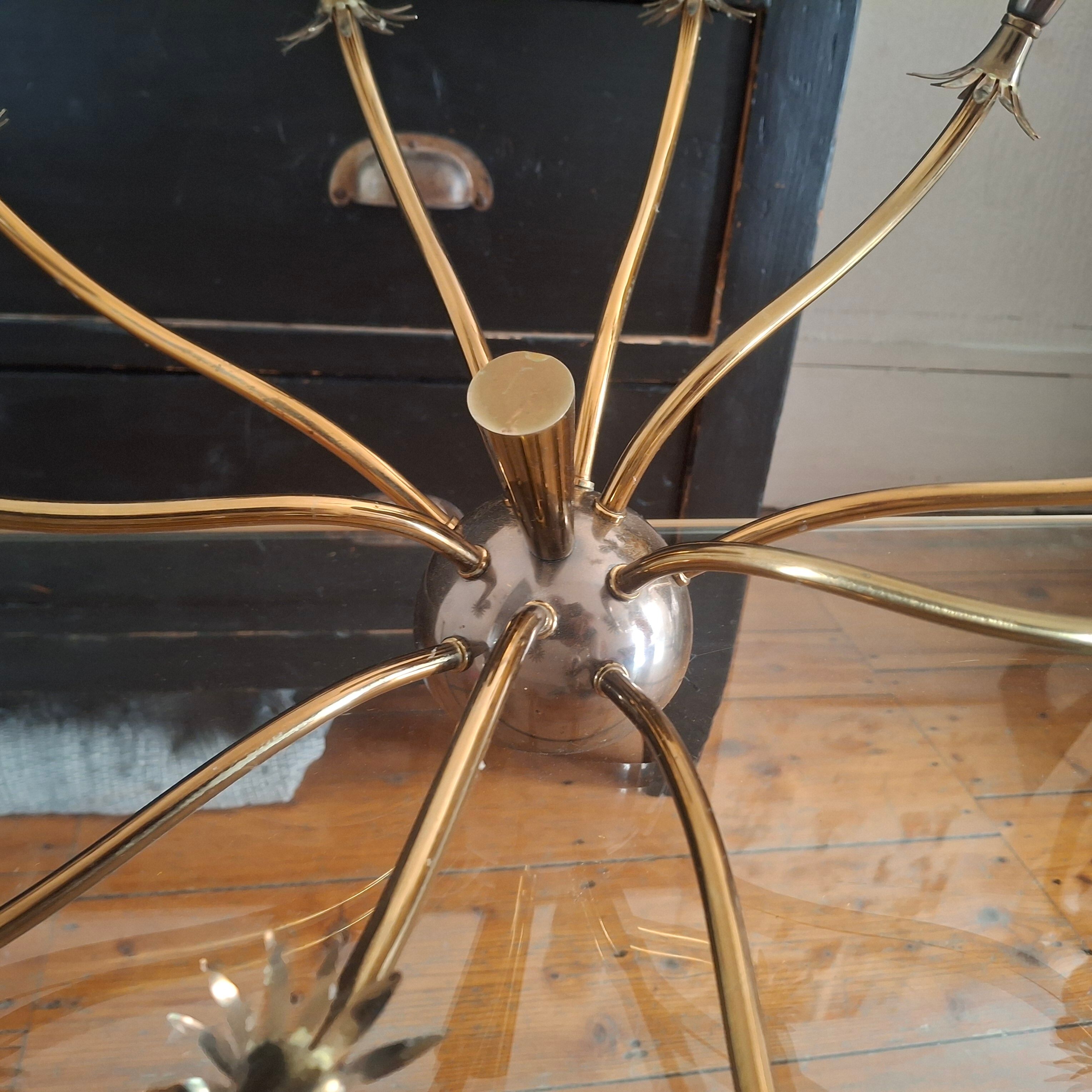 Sputnik chandelier model spider. 1960