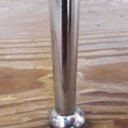 1950s chrome and fabric compass base chair