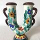 Bougeoir double fleuri  Cérart Monaco