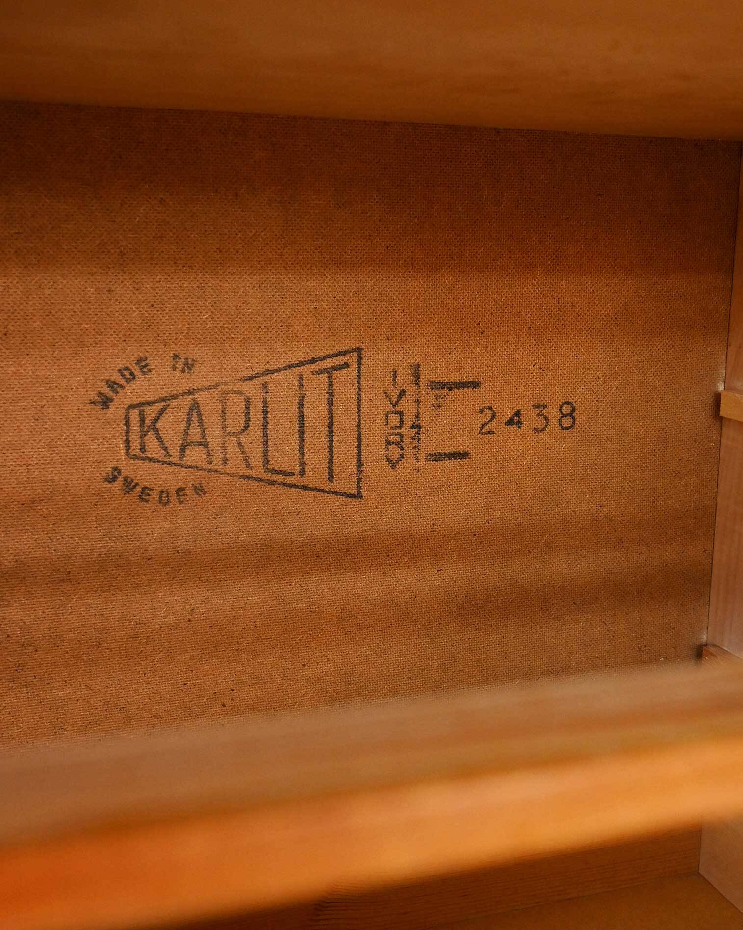 Teak chest of drawers by Karlit, Sweden, 1950s/60s
