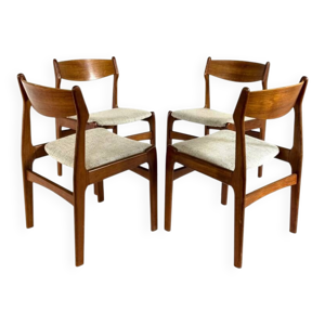 4 chaises danoises vintage