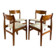 4 chaises danoises vintage