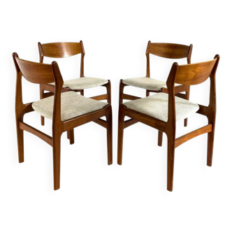4x vintage Danish chairs